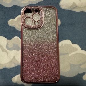 NEW Iphone 14 Pro Max 14 Sparkly Bling Phone Case Pink